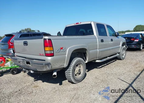 2004 GMC Sierra 2500Hd Slt from USA, damaged, VIN 1GTHK232X4F246949
